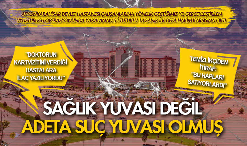 Sağlık yuvası değil adeta suç yuvası olmuş